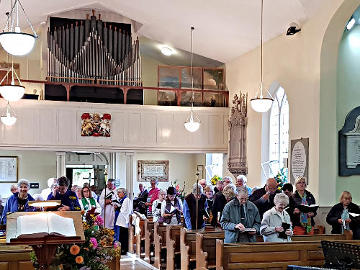 Photograph of St Helen's Harvest Festival Service