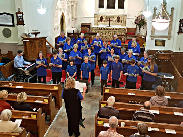 Photograph of St John's Newport Choir Concert at St Helen's 13 October 2018