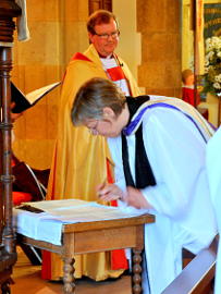 Photograph of the Licensing of the Revd Alison Morley 15 April 2018 - 2