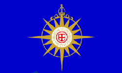 Depiction of the Flag of the Anglican Communion