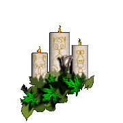 Graphic of Christmas Candles