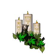 Graphic of Christmas Candles