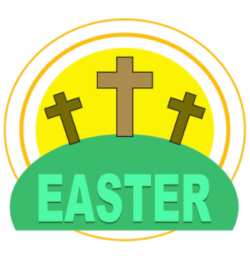 Three Crosses Depiction of Three Crosses Symbolising the Crucifixion