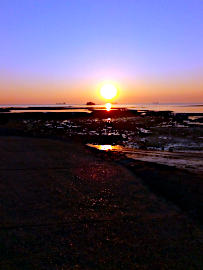 Photograph of Dawn on the Duver on Easter Day 2019