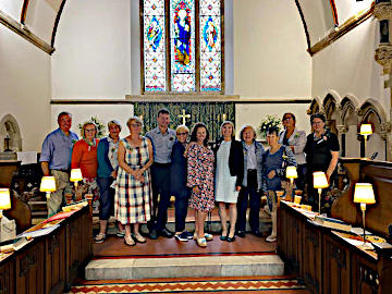 Photograph of our Events Choir at St Peter's Patronal Service 2024