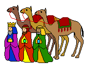 Depiction of the Magi Arriving