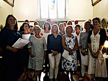 Photograph at St Peter's Regatta Service 25 August 2019