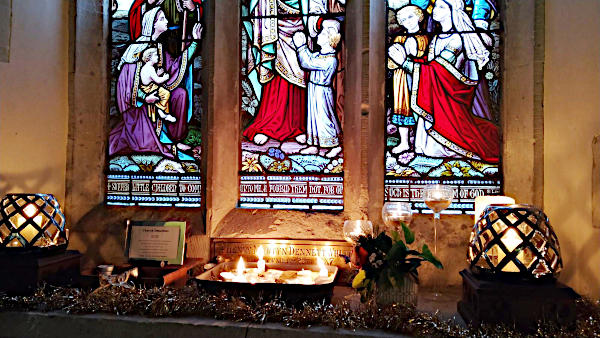 Photograph of St John's Window Decoration Christmas 2024