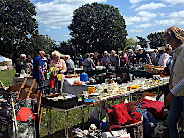 Photograph during St Peter's Church Fete 15 August 2019