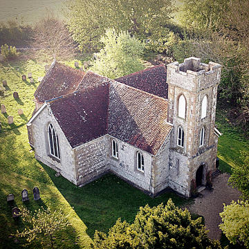 Aerial View of St Helen's Church